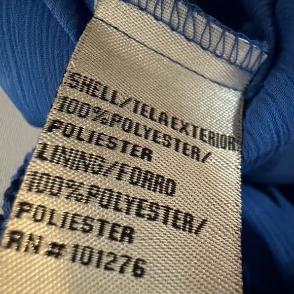 I.C.E. Blouse Womens Size 8 Cami Short Tie Puff Sleeve Peasant Prairie Boho - Picture 10 of 13